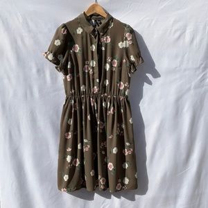 Vero Moda - Floral Knee length Dress - Size Medium